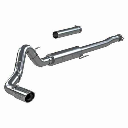 POWERPLAY 4 in. Cat Back Single Side T409 Stainless Steel Exhaust System for 2021-C Ford F150 PO3635391